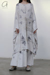 Mutedance 23 Spring/Summer Loose Printed Dress Cotton MD-MD23SS82-HUARAN Flower Dye